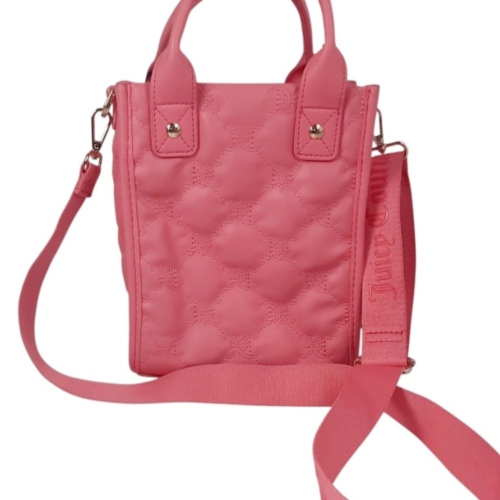Juicy Couture Pink Quilted Crossbody/Handbag- NWT Never Used - Picture 2 of 4